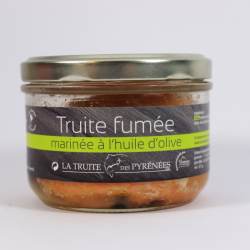 Un goût d'ici - Truite fumée - Filet Mariné à l'huile d'olive - 180g 